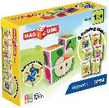 Konstruktorius Geomag Magicube printed fruits 4 blocks, plastikas/magnetas