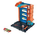 Transporto žaislų rinkinys Hot Wheels City Downtown Parking Garage Playset, įvairių spalvų