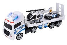 Transporto žaislų komplektas HTI Teamsterz Police Playset 1417350, mėlyna/balta