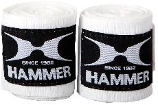 Tvarstis Hammer Boxing Bandages 89106, balta/juoda