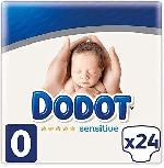 Sauskelnės Dodot Newborn Sensitive, 0 dydis, 1 - 3 kg, 24 vnt.