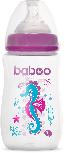 Kūdikių buteliukas plataus kaklelio Baboo Marine, 250 ml, 3 mėn., violetinė