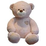 Pliušinis žaislas Tulilo Oktawian Teddy Bear 9176, kreminė, 75 cm