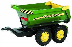 Priekaba Rolly Toys John Deere Halfpipe Trailer, juodas/geltonas/žalias