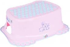 Pakyla - laiptelis Branq Baby Step Stool, rožinis, 15 cm x 40 cm x 30 cm