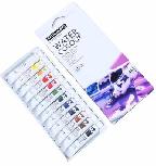 Dažai akvarelė Avatar Water Colours, 12 ml, įvairių spalvų, 12 vnt.