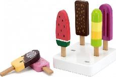 Žaisliniai virtuvės reikmenys, saldumynų rinkinys Viga Toys Ice Pop, įvairių spalvų