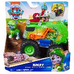 Žaislinis automobilis Paw Patrol Rocky Rescue Wheels Recycle Truck 6069331, juoda/žalia/pilka