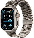 Išmanusis laikrodis Apple Watch Ultra 2 GPS + Cellular 49mm Case Milanese Loop L LV/EE, natural titanium