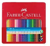 Spalvotieji pieštukai Faber Castell Color Grip, 24 vnt.