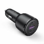 Automobilinis įkroviklis Ugreen Car Charger, USB/USB-C, juoda, 69 W