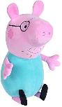 Pliušinis žaislas Simba Peppa Pig Papa, mėlynas/rožinis, 37 cm