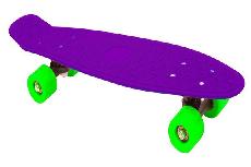 Riedlentė Bimbo Bike Pennyboard, žalia/violetinė