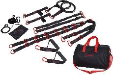 Pratimų priemonių rinkinys Tunturi Pro Suspension Trainer Set 14TUSCF001, 34.5 cm, 4.5 kg, 12 vnt.