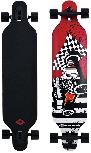 Riedlentė Schildkrot Longboard Freeride 41" Hot Engine, balta/juoda/raudona