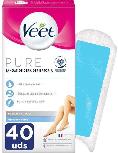 Depiliacinės juostelės Veet Pure, 40 vnt.