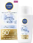 Apsauginis fluidas nuo saulės Nivea Sun Triple SPF50, 40 ml