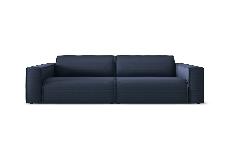 Lauko sofa Calme Jardin Maui CAL_3S_153_F1_MAUI5, tamsiai mėlyna, 220 cm x 91 cm x 69 cm