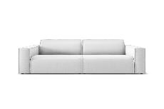 Lauko sofa Calme Jardin Maui CAL_3S_153_F1_MAUI3, šviesiai pilka, 220 cm x 91 cm x 69 cm