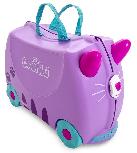 Vaikiškas lagaminas Trunki Cassie Cat, violetinis, 18 l, 21 x 46 x 31 cm