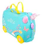 Vaikiškas lagaminas Trunki Una Unicorn, mėlynas/geltonas/rožinis, 18 l, 46 x 21 x 31 cm