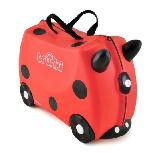 Vaikiškas lagaminas Trunki Harley Ladybird, raudonas, 18 l, 46 x 21 x 31 cm