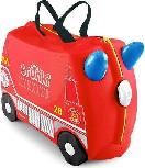 Vaikiškas lagaminas Trunki Fire Truck TRU-0254, mėlynas/juodas/raudonas, 18 l, 21 x 46 x 31 cm