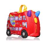 Vaikiškas lagaminas Trunki Peppa Pig, raudonas/įvairių spalvų, 18 l, 21 x 46 x 31 cm