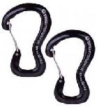 Tvirtinimas Ticket To The Moon Carabiner 10 kN, aliuminis, juoda