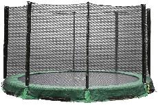 Batutas Home4you Ground Trampoline K19418, 426 cm, su tinklu