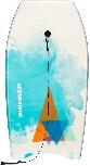 Plaukimo lenta Waimea Bodyboard EPS Print Slick Board, mėlyna/balta