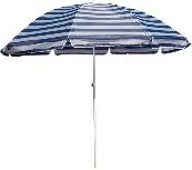 Paplūdimio skėtis Happy Green Beach Umbrella, 230 cm, mėlynas/baltas