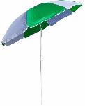 Paplūdimio skėtis Happy Green Beach Umbrella, 180 cm, baltas/žalias