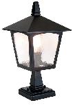 Lauko žibintas Elstead Lighting York, 60W, E27, IP23, juodas, 18.5 cm x 31.5 cm