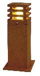 Lauko žibintas SLV Rusty Square 40, 11W, E27, IP55, rudas, 12 cm x 40 cm