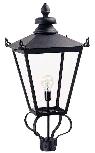 Lauko žibintas Elstead Lighting Lantern Head Only, 200W, E27, IP23, juodas, 39 cm x 82.5 cm