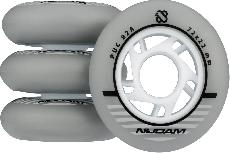 Ratukas Nijdam Inline Skate Wheel Set - 72x24 mm, 24 mm x 72 mm x 72 mm, 3 vnt.