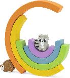 Lavinimo žaislas VIGA Balancing Blocks Rainbow 44590, įvairių spalvų