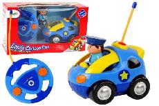 Policijos mašina Lean Toys Lovely Cartoon Car 14606, 13 cm