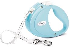 Automatinis pavadėlis Flexi Puppy FL44513, šviesiai mėlynas, 2m