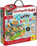 Lavinimo žaislas Lisciani Montessori Baby Happy Animals, įvairių spalvų