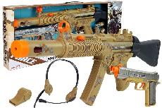 Komplektas Lean Toys Military Power Gun LT7874