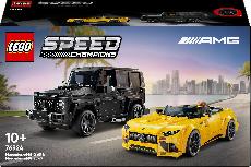 Konstruktorius LEGO® Speed Champions Automobiliai Mercedes-AMG G 63 ir Mercedes-AMG SL 63 76924