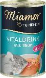 Šlapias kačių maistas Miamor Trinkfein Vital Drink With Tuna, tunas, 0.135 kg