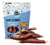 Skanėstas šunims Mr. Bandit Soft Strips Duck & Fish, žuvis/antiena, 0.5 kg