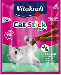 Skanėstas katėms Vitakraft Cat Stick mini, triušiena/antiena, 0.054 kg, 3 vnt.