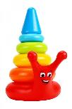 Lavinimo žaislas Lean Toys Pyramid LT12035, įvairių spalvų, 5 vnt.