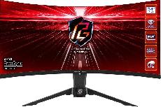 Monitorius ASRock Phantom Gaming PG34WQ15R2B, 34", 1 ms