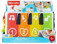 Lavinimo žaislas Fisher Price Soft Piano Kick & Play, įvairių spalvų