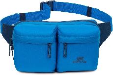 Krepšys ant juosmens Rivacase 5511 light blue Waist bag for mobile devices, mėlyna, 7"